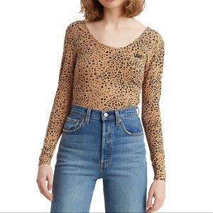 Levi’s Leopard Print Rosie Bodysuit